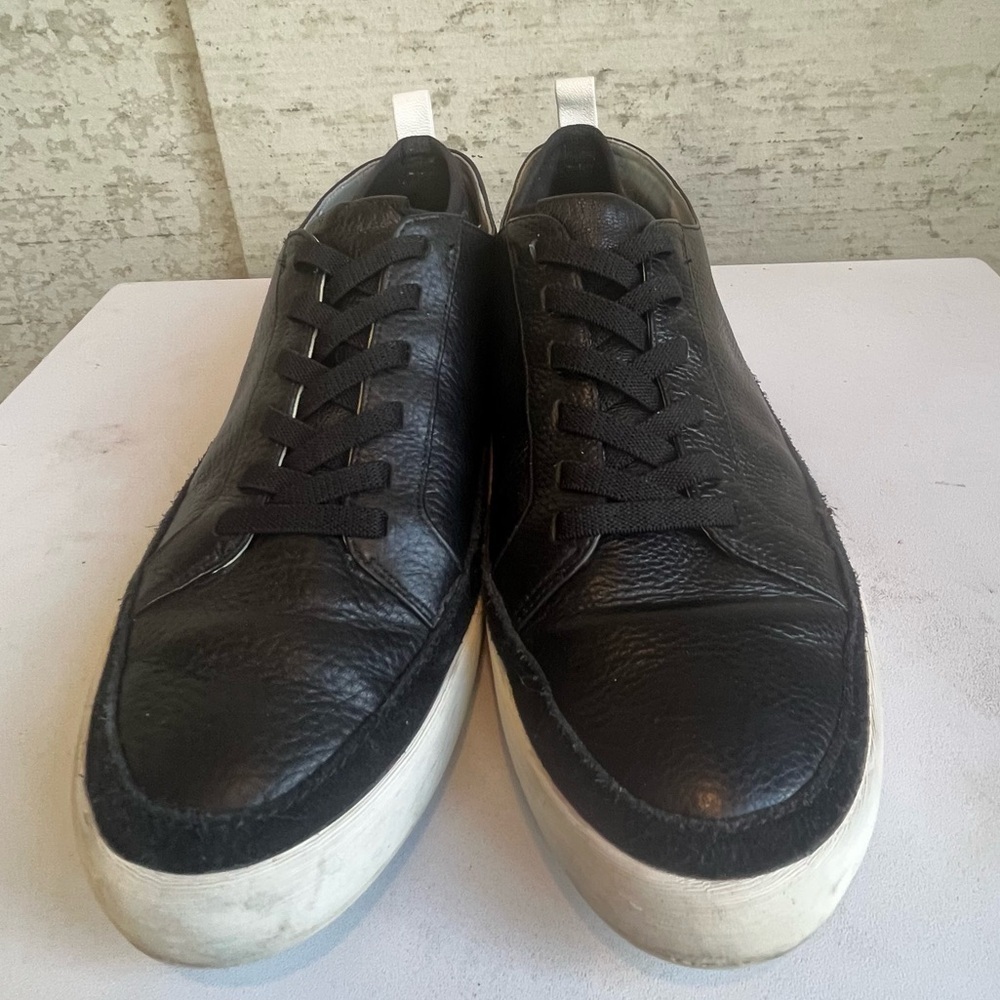 Naturalizer 27 Edit Black Women's Leather Sneakers Sz 9.5 Sock Insert